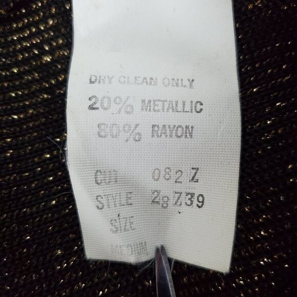 Vintage 70s Gold Sweater Dress - Picture 8 of 9